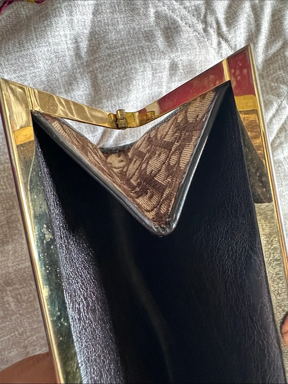 Christian Dior vintage clutch bag.